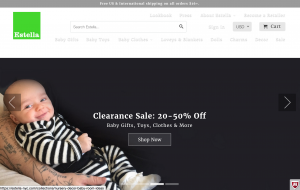 estella NYC organic baby rompers